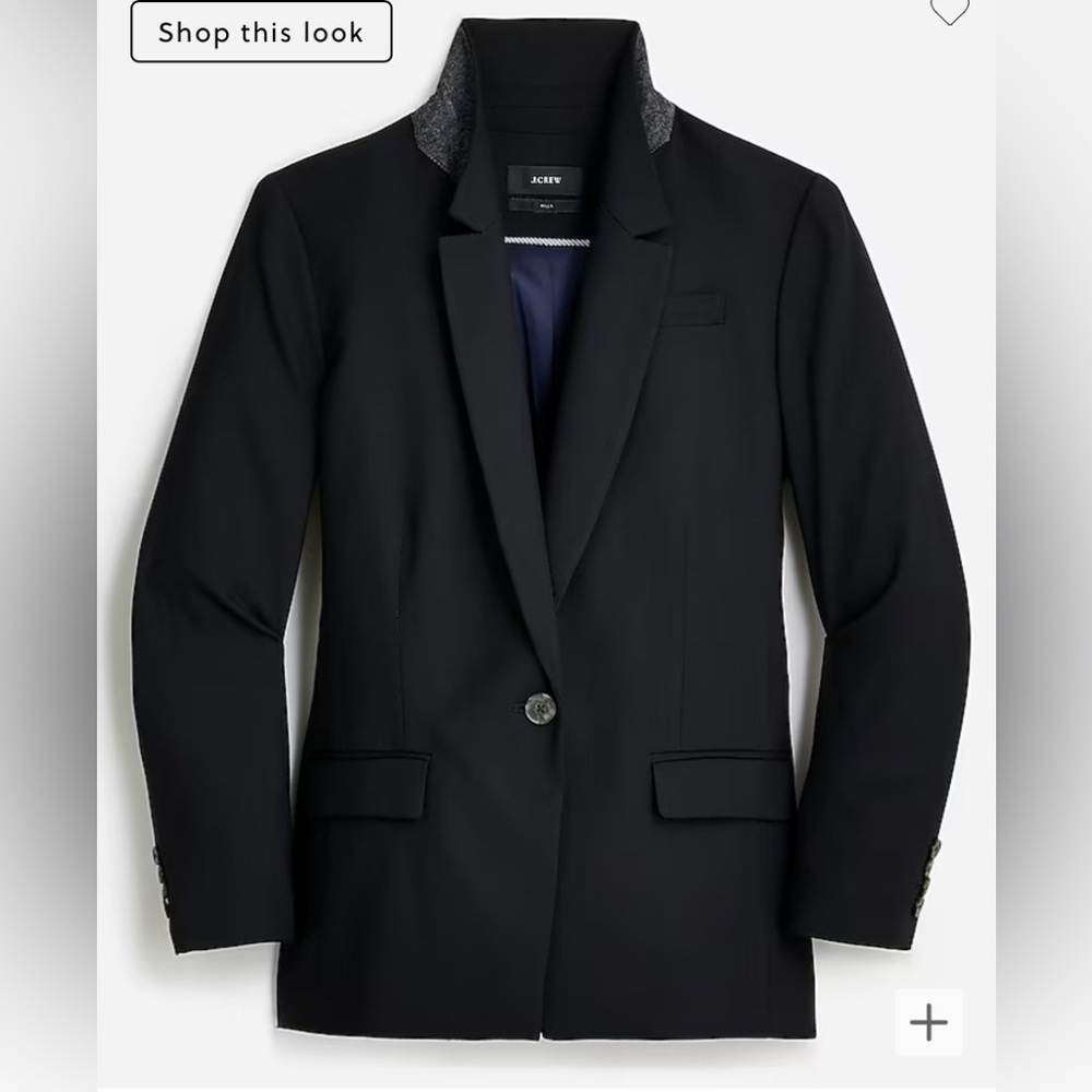 NWT New JCrew Willa blazer in Italian city wool blend